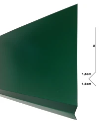 Obróbka krokwi boczna V - stal powlekana SP19