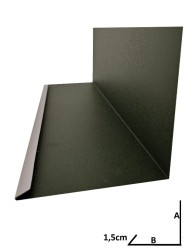 Obróbka przyścienna pod dachówkę uniwersalna  - stal powlekana SP051