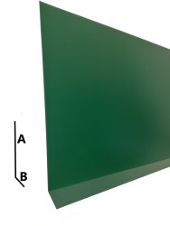 Obróbka krokwi J z małym odgięciem - stal powlekana SP071