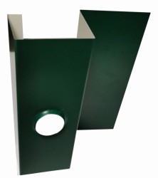 Lej spustowy do rynny z okapnikiem - stal powlekana SP086