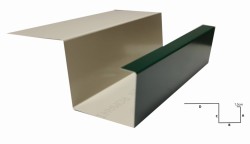 Łącznik do rynny z okapnikiem - stal powlekana SP087