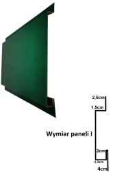 Panel kieszeniowy BRH | na fasadowy  budynków, kominów | stal powlekana SP098