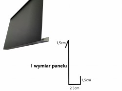 Panele 3d - na fasady budynków, kominów - stal powlekana SP099