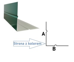Narożnik z przetłoczeniami - wew. do paneli SP101