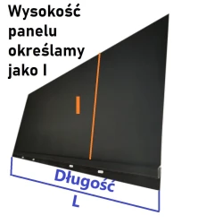 Panel z kieszenią PTS fasadowy - stal powlekana SP105