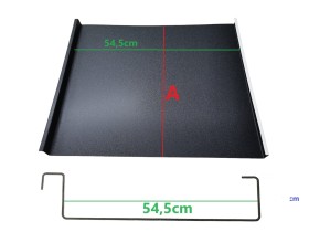 alt="Blacha na rąbek stojący, do pokryć dachowych czy na fasady - aluminium A135"