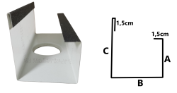 Lej spustowy doczołowy  - aluminiowej A121