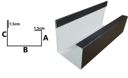Łącznik rynny doczołowej - aluminium A122
