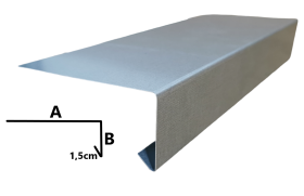 alt="Pas nadrynnowy na dachy płaskie - stal ocynkowana 1mm (id: 548)"