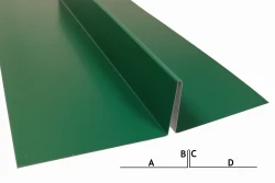 Dylatacja dachu z papy - stal powlekana SP20