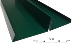 Dylatacja dachu z dachówki lub blachy - stal powlekana SP21