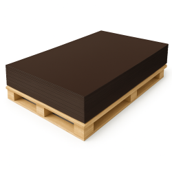 0,6mm aluminium | RAL 8017 MAT czekoladowy brąz MAT - arkusze blachy