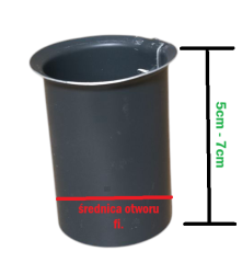 Rurka | do leja spustowy - aluminium Aa01