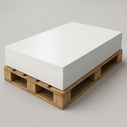 1mm aluminium | RAL9003 czysto biały - arkusze blachy