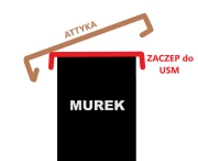Zaczep dolny kątownik wewnętrzny