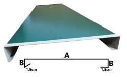 Attyki na wsuwkę | panel podstawowy | do USM | stal powlekana SP119
