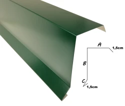 Wiatrownica na blachodachówkę lub trapez - stal powlekana SP11