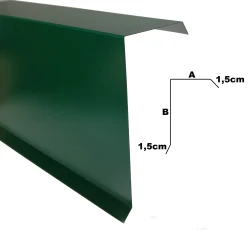 Wiatrownica na blachodachówkę lub trapez - stal powlekana SP28