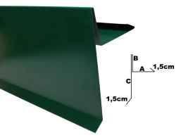 Wiatrownica pod dachówkę - stal powlekana SP29