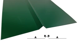 Dylatacja ściany płyty warstwowej zew.  - stal powlekana SP25