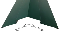 Gąsior płyty warstwowej na dach dwuspadowy - stal powlekana SP33