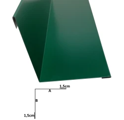Kątownik wewnętrzny wzmocniony dwustronnie - stal powlekana SP42