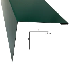 Kątowniki, zewnętrzne jednostronnie wzmocnione - stal powlekana SP47