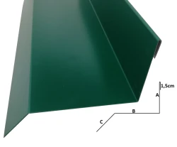 Obróbka przyścienna na płytę warstwową - stal powlekana SP50