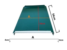Rąbek stojący | attyka | panel startowy | stal powlekana RS03