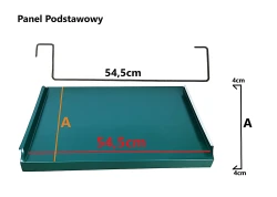 Rąbek stojący | attyka | panel podstawowy | stal powlekana RS01