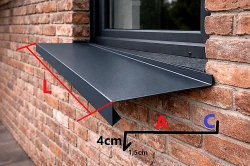 Parapety zewnętrzne aluminiowe na wymiar