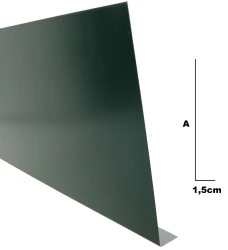 Obróbka krokwi boczna L - stal powlekana SP18