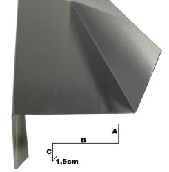 Obróbka gzymsu lub styropianu  - stal nierdzewna SN26