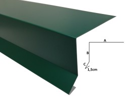 Profil  boczny okapowy - stal powlekana SP57