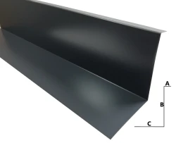 Obróbka przyścienna pod gont lub papę  - aluminium A14