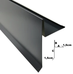 Wiatrownica pod dachówkę - aluminium A29