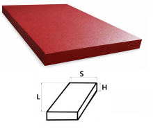 Daszek na murki płaskie  stal powleka