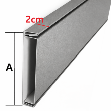 Sztacheta nasuwana dwuczęściowa - stalowa powlekana