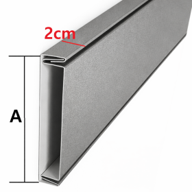 RAL 9007 sztacheta dwu częściowa płotowa stal powlekana.png