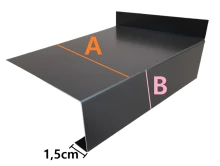 Odbojnik prawy do Profilu AVZ - aluminium AVZ