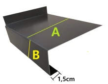 Odbojnik lewy do Profilu AVZ - aluminium AVZ