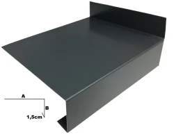 Odbojnik prawy do Profilu AVZ - aluminium AVZ