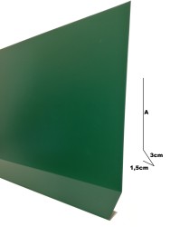 Obróbka krokwi boczna z odgięciem - stal powlekana SP17