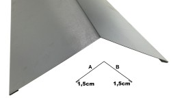 Gąsior płaski na dach dwuspadowy - tytan cynk TC06