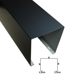 Maskownica okapu kuchennego - aluminium MA36