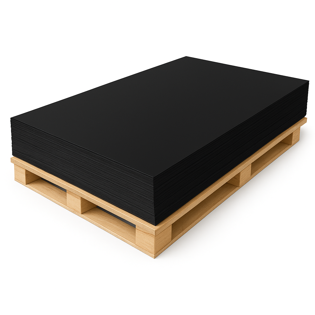 aluminium arkusze na palecie RAL 9005