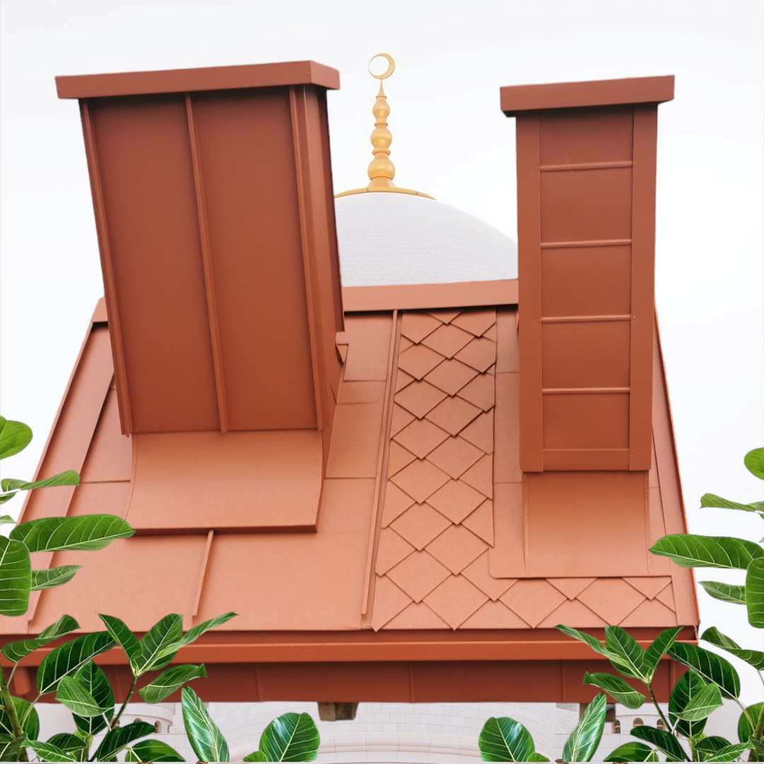 obróbki blacharskie dachu i kominów