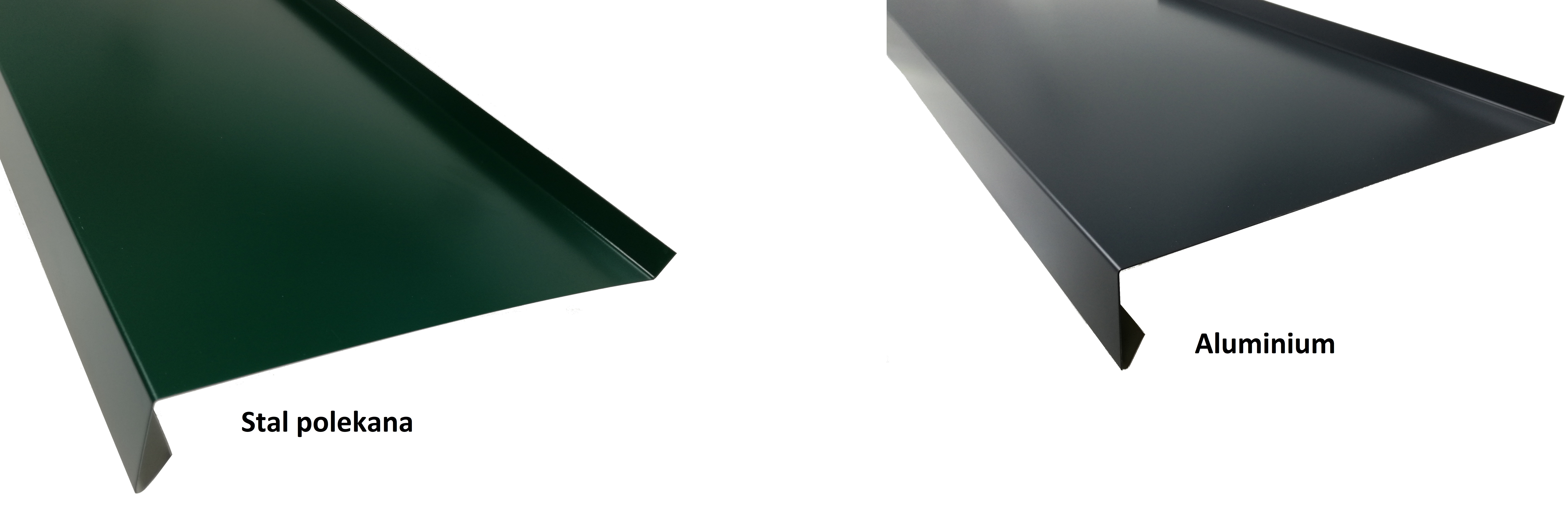 parapety zewnętrzne aluminium stal powlekana